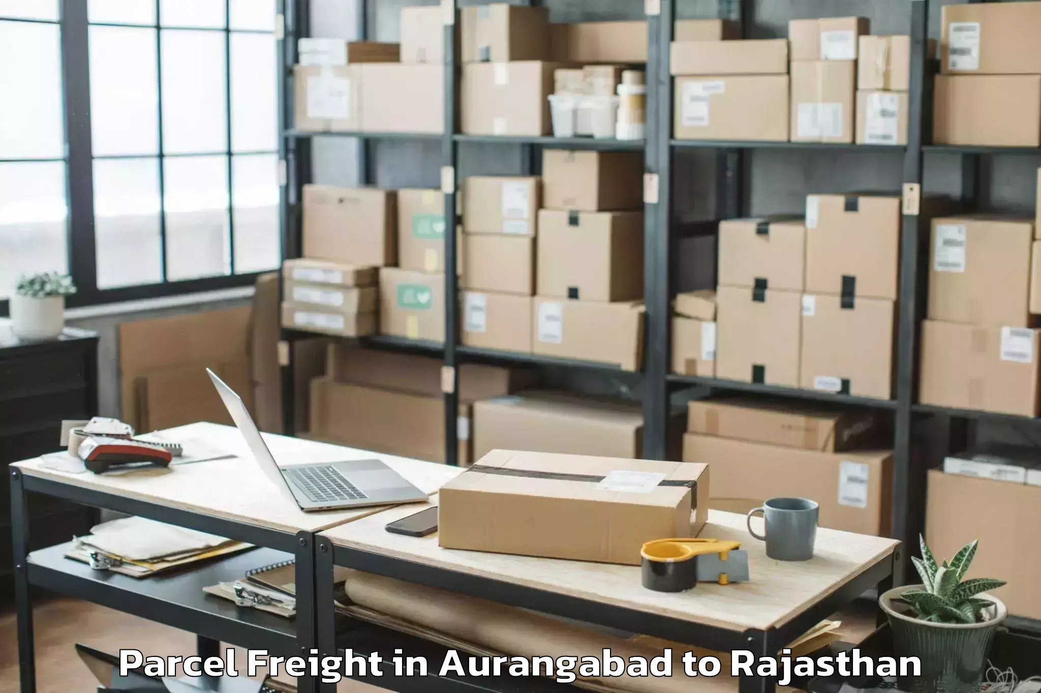 Affordable Aurangabad to Kota Airport Ktu Parcel Freight